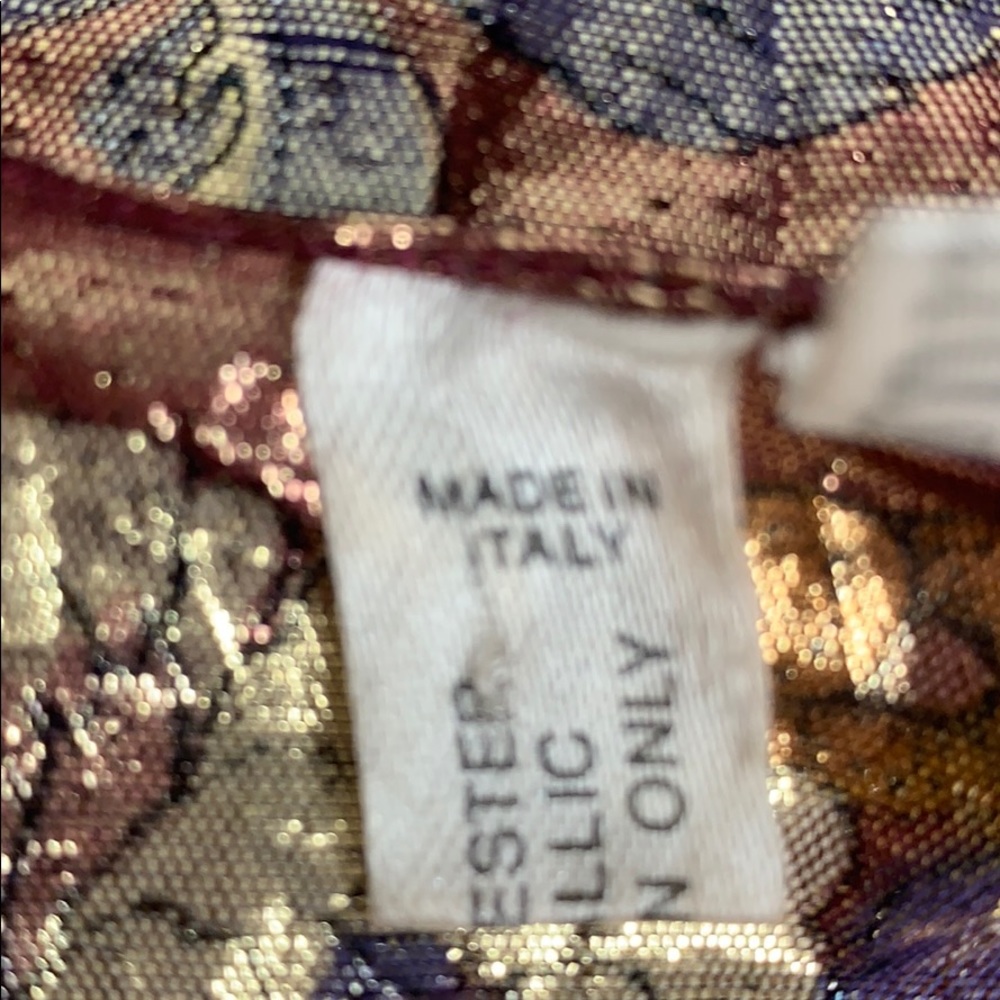Metallic Made In Italy Rectangular Scarf - Picture 4 of 11